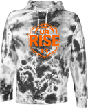 Under Armour Rival Fleece Hoodie Tie-Dye - UA Rise Girls Session l 2026(Bold Orange)
