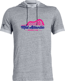 Under Armour Stadium Short Sleeve Hoodie - MidAtlantic Summer Club Championships 2026 (Half Stick Pink)