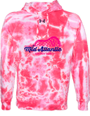 Under Armour Rival Fleece Hoodie Tie-Dye - MidAtlantic Summer Club Championships 2026 (Half Stick Pink)