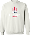 Crew Sweatshirt - USYS KY State Cup (w1/2) 2026 (White & Red Pillars)