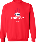 Crew Sweatshirt - USYS KY State Cup (w1/2) 2026 (White & Red Pillars)