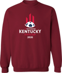 Crew Sweatshirt - USYS KY State Cup (w1/2) 2026 (White & Red Pillars)