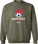Crew Sweatshirt - USYS KY State Cup (w1/2) 2026 (White & Red Pillars)