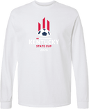 Long Sleeves - USYS KY State Cup (w1/2) 2026 (White & Red Pillars)