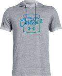 Under Armour Stadium Short Sleeve Hoodie - UA The One Six 2026 (Blue)