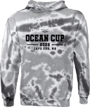 Tie-Dye Hoodies - Seacoast Ocean Cup 2026 (Black Wordmark)