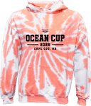 Tie-Dye Hoodies - Seacoast Ocean Cup 2026 (Black Wordmark)