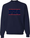 Crew Sweatshirt - Power 24 Session I 2026 (Double Bordered NAVY Block Text)
