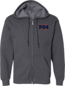 Full Zip Hoodies - Power 24 Session I 2026 (Double Bordered NAVY Block Text)
