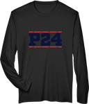 Performance Long Sleeves - Power 24 Session I 2026 (Double Bordered NAVY Block Text)