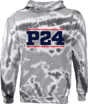 Tie-Dye Hoodies - Power 24 Session I 2026 (Double Bordered NAVY Block Text)