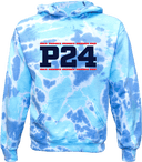 Tie-Dye Hoodies - Power 24 Session I 2026 (Double Bordered NAVY Block Text)