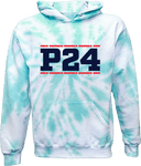Tie-Dye Hoodies - Power 24 Session I 2026 (Double Bordered NAVY Block Text)