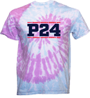 Tie-Dye Short Sleeves - Power 24 Session I 2026 (Double Bordered NAVY Block Text)