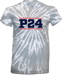 Tie-Dye Short Sleeves - Power 24 Session I 2026 (Double Bordered NAVY Block Text)
