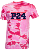 Tie-Dye Short Sleeves - Power 24 Session I 2026 (Double Bordered NAVY Block Text)