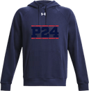 Under Armour Rival Fleece Hoodie - Power 24 Session I 2026 (Double Bordered NAVY Block Text)