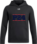 Under Armour Team Icon Fleece Hoodie - Power 24 Session I 2026 (Double Bordered NAVY Block Text)