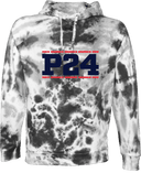 Under Armour Rival Fleece Hoodie Tie-Dye - Power 24 Session I 2026 (Double Bordered NAVY Block Text)