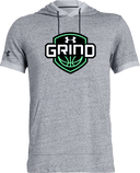 Under Armour Stadium Short Sleeve Hoodie - UA Grind Session I 2026 (Green)