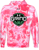 Under Armour Rival Fleece Hoodie Tie-Dye - UA Grind Session I 2026 (Green)