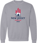Crew Sweatshirt - USYS NJ State Cup 2026 (Red & Navy)