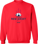 Crew Sweatshirt - USYS NJ State Cup 2026 (Red & Navy)