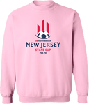 Crew Sweatshirt - USYS NJ State Cup 2026 (Red & Navy)