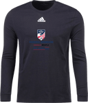 Adidas Cotton Long Sleeves - National League Regional Showcase New Jersey 2026 (Navy and Red Text)