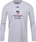 Adidas Cotton Long Sleeves - National League Regional Showcase New Jersey 2026 (Navy and Red Text)