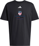 Adidas Cotton T-Shirt - National League Regional Showcase New Jersey 2026 (Navy and Red Text)