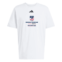 Adidas Cotton T-Shirt - National League Regional Showcase New Jersey 2026 (Navy and Red Text)