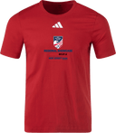 Adidas Cotton T-Shirt - National League Regional Showcase New Jersey 2026 (Navy and Red Text)