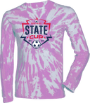Tie-Dye Long Sleeves - USYS KY State Cup (w1/2) 2026 (Blue & Navy Main Logo)