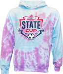 Tie-Dye Hoodies - USYS KY State Cup (w1/2) 2026 (Blue & Navy Main Logo)