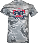 Tie-Dye Short Sleeves - USYS KY State Cup (w1/2) 2026 (Blue & Navy Main Logo)