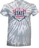 Tie-Dye Short Sleeves - USYS KY State Cup (w1/2) 2026 (Blue & Navy Main Logo)