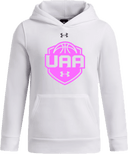 Under Armour Team Icon Fleece Hoodie - Girls UAA Session I 2026 (Cotton Candy Pink)