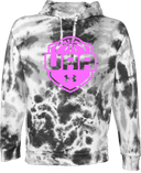 Under Armour Rival Fleece Hoodie Tie-Dye - Girls UAA Session I 2026 (Cotton Candy Pink)