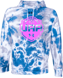Under Armour Rival Fleece Hoodie Tie-Dye - Girls UAA Session I 2026 (Cotton Candy Pink)