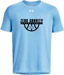 Under Armour Tech Team Short Sleeve - Zero Gravity - lower arch black