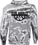 Tie-Dye Hoodies - Zero Gravity - lower arch black