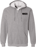 Full Zip Hoodies - WAGS Tournament 2026 (Black Wordmark)