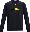 Under Armour Rival Fleece Crew - Zero Gravity - arch black