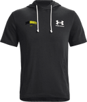 Under Armour Rival Terry Short-sleeve Hoodie - Zero Gravity - arch black
