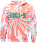 Tie-Dye Hoodies - Atlantic City Showcase 2026 (Bold Stacked text)