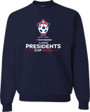 Crew Sweatshirt - USYS IL President's Cup (w2/2) 2026 (White & Red)