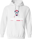 Hoodies - USYS IL President's Cup (w2/2) 2026 (White & Red)