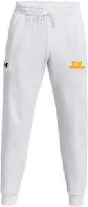 Under Armour Men's Rival Fleece Joggers - Top Cheddar 2026 (Wordmark)