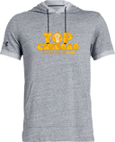 Under Armour Stadium Short Sleeve Hoodie - Top Cheddar 2026 (Wordmark)